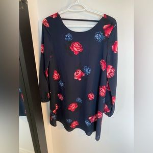 Dex Long Sleeve Floral Dress